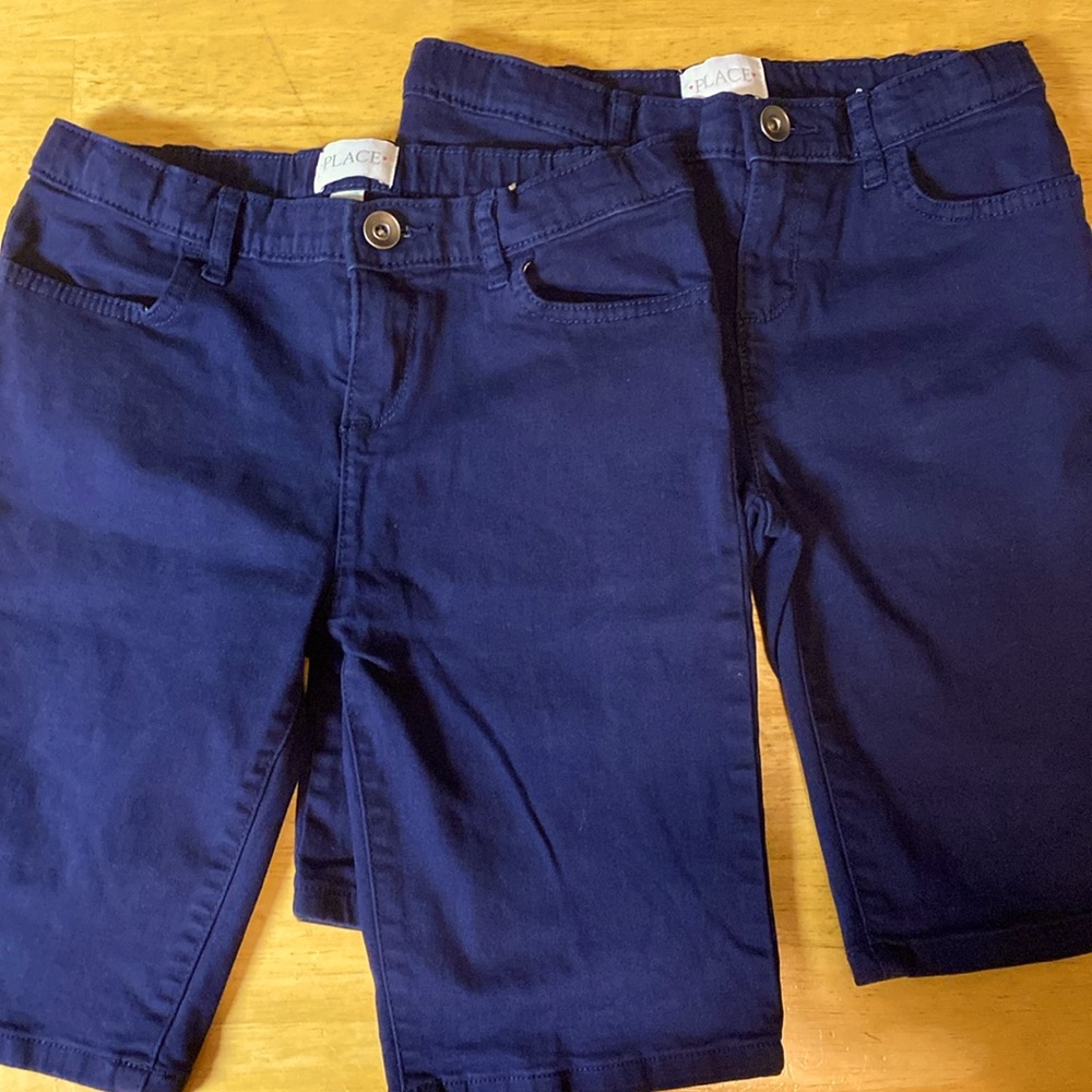 Girls Uniform Shorts Size 10 - Pair